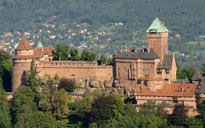 Vue d'ensemble du château du Haut-Koenigsbourg - © Jean-Luc Stadler