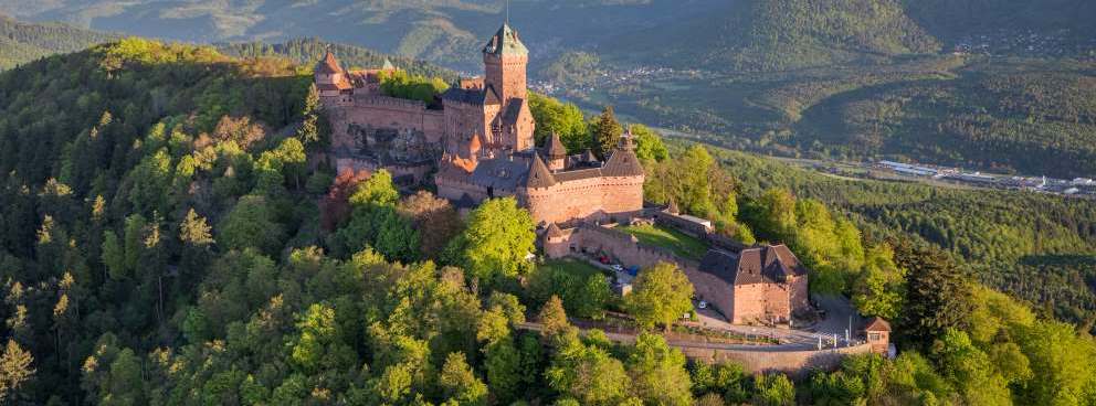 Château du Haut-Koenigsbourg - © Tristan Vuano - A vue de coucou - Château du Haut-Koenigsbourg, Alsace, France