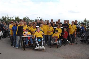 welcoming of visitors with disabilities during the event "Un château pour tous" - © Marc Dossmann