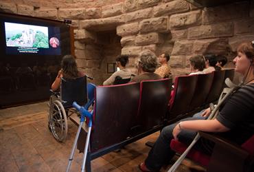 audiovisual interpretative center at Haut-Koenigsbourg castle - © château du Haut-Koenigsbourg