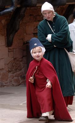 Jeune recrue de la compagnie St Georges au château du Haut-Koenigsbourg - © Jean-Luc Stadler