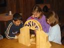 Children during a workshop at the castle - © château du Haut-Koenigsbourg