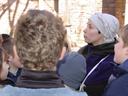 Imelda telling her daily life in the Middle Ages at Haut-Koenigsbourg castle - © château du Haut-Koenigsbourg