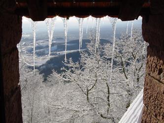 le château du Haut-Koenigsbourg en hiver - © château du Haut-Koenigsbourg