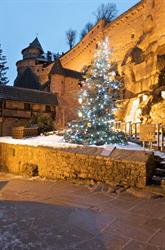 Décoration de Noël au château du Haut-Koenigsbourg
 - © Marc Dossmann