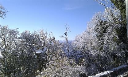 Premières neiges au château du Haut-Koenigsbourg - © château du Haut-Koenigsbourg