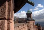 The keep, the southern façade and the entrance gate seen from the grand bastion of Haut-Koenigsbourg castle - © Jean-Luc Stadler