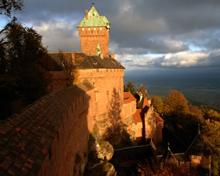 Framework seen from the castle's entrance - © DBV/Inventaire Alsace