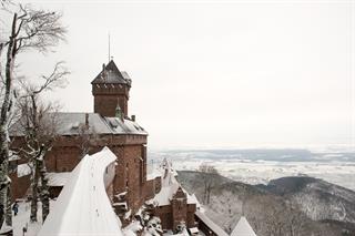 Fermeture du Grand Bastion (sols glissants) - Jonathan Sarago / CeA - Château du Haut-Koenigsbourg, Alsace, France