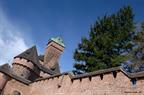 Bergfried und kleines Bollwerk der Hohkönigsburg von der östlichen Seite gesehen - © Jean-Luc Stadler