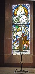 Stained-glass window in the chapel of Haut-Koenigsbourg castle - © Jean-Luc Stadler