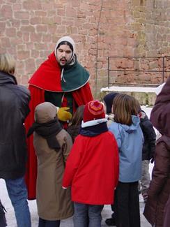 Kinderführung für einen Geburtstag auf der Hohkönigsburg - © château du Haut-Koenigsbourg