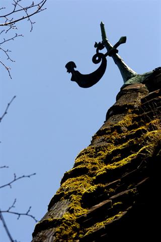 Détail insolite du château du Haut-Koenigsbourg - Château du Haut-Koenigsbourg, Alsace, France