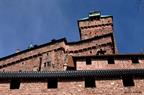 Donjon du château du Haut-Koenigsbourg à partir du jardin médiéval - © Jean-Luc Stadler