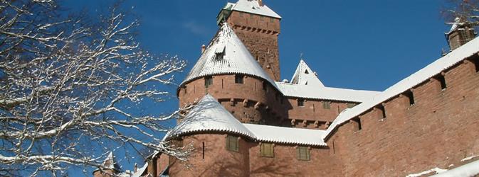 Château du Haut-Koenigsbourg en hiver - © Cédric Populus