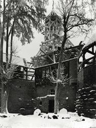 Le moulin du château en travaux - © DBV/Inventaire Alsace