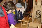 Children during a workshop at the castle - © château du Haut-Koenigsbourg