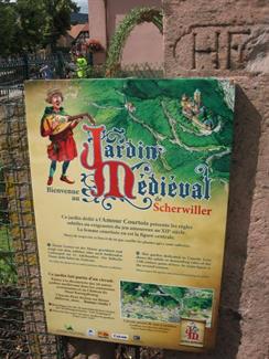 Medieval garden in Scherwiller - © DR