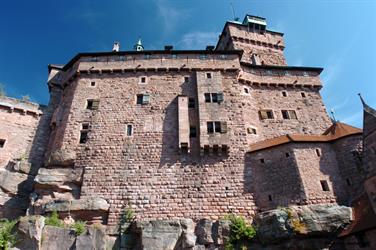 The keep and the southern façade of Haut-Koenigsbourg castle - © Jean-Luc Stadler