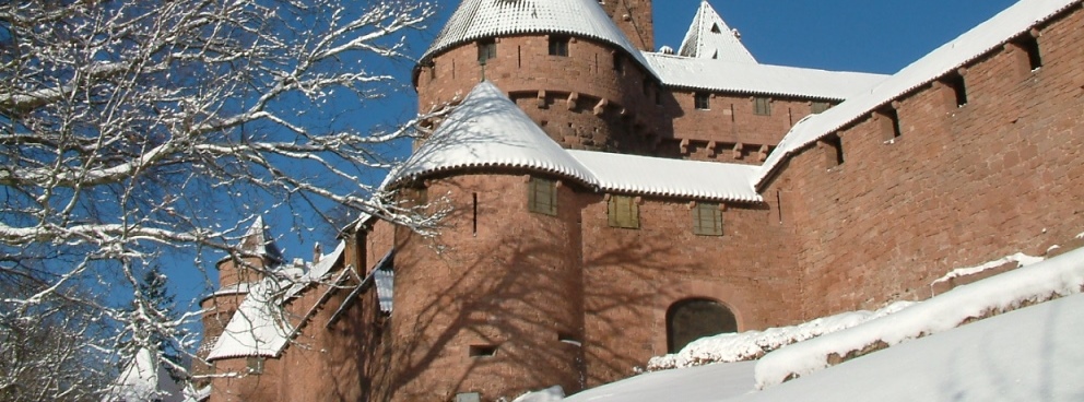 Le petit bastion sous la neige - © Cédric Populus - Château du Haut-Koenigsbourg, Alsace, France