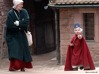 One of the youngest member of the "Compagnie Saint Georges" during the Time Machine, April 2009. - © Jean-Luc Stadler