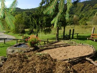 Medieval garden in Thannenkirch, Alsace - © circuit des jardins médiévaux