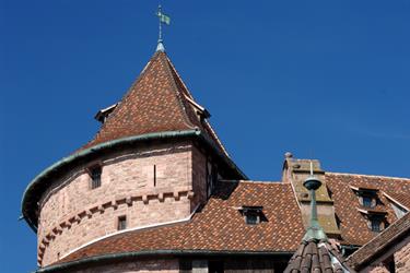 Südlicher Turm des grossen Bollwerks der Hohkönigsburg - © Jean-Luc Stadler