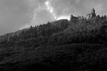 Overview of Haut-Koenigsbourg castle