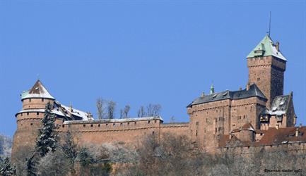 Haut-Koenigsbour castle in winter - © Jean-Luc Stadler