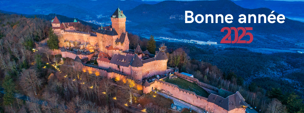 Bonne année 2025 - © Tristan Vuano - A vue de coucou - Château du Haut-Koenigsbourg, Alsace, France